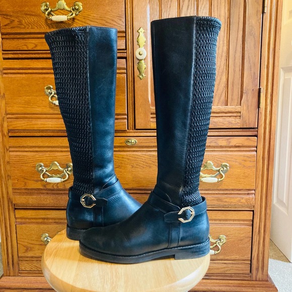 Cole Haan Shoes - Cole Haan Grand OS Leela Black Riding Boot Size 6B
